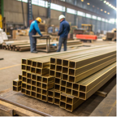 Латунная профильная труба 30x30x9 мм Л59 ГОСТ 11383-75