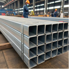 Оцинкованная профильная труба 40x40x4 мм 10пс ГОСТ 8639-82 квадратная